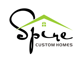 Spire Custom Homes logo design by aura