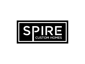 Spire Custom Homes logo design by Lavina