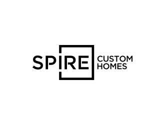 Spire Custom Homes logo design by Lavina