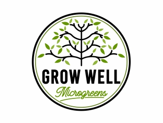 Grow Well Microgreens logo design by Mardhi