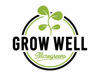 Grow Well Microgreens logo design by Mardhi