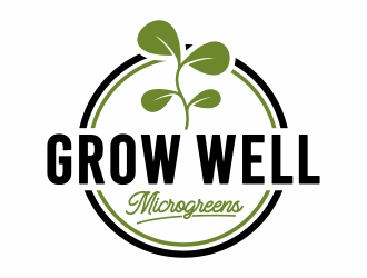 Grow Well Microgreens logo design by Mardhi