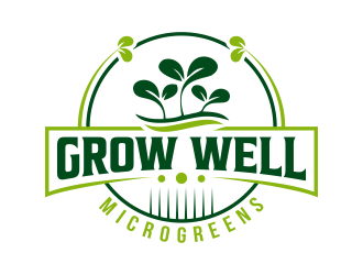 Grow Well Microgreens logo design by ingepro