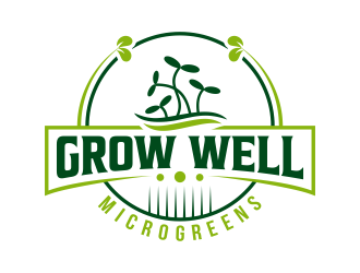 Grow Well Microgreens logo design by ingepro