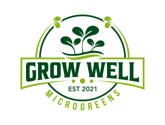 Grow Well Microgreens logo design by ingepro