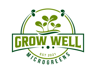 Grow Well Microgreens logo design by ingepro