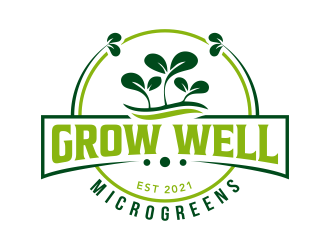 Grow Well Microgreens logo design by ingepro