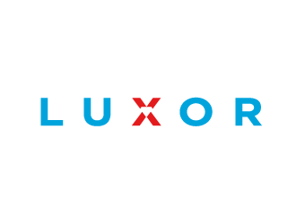 LUXOR logo design by gearfx