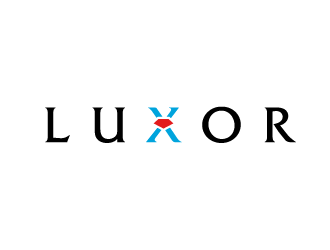 LUXOR logo design by gearfx