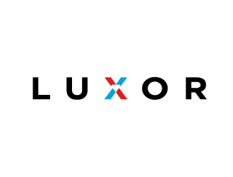 LUXOR logo design by gearfx