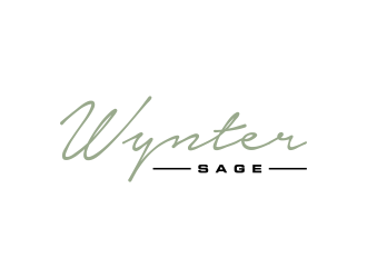 Wynter & Sage logo design by Kanya