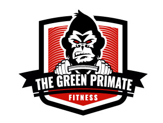 The Green Primate Fitness logo design by aryamaity