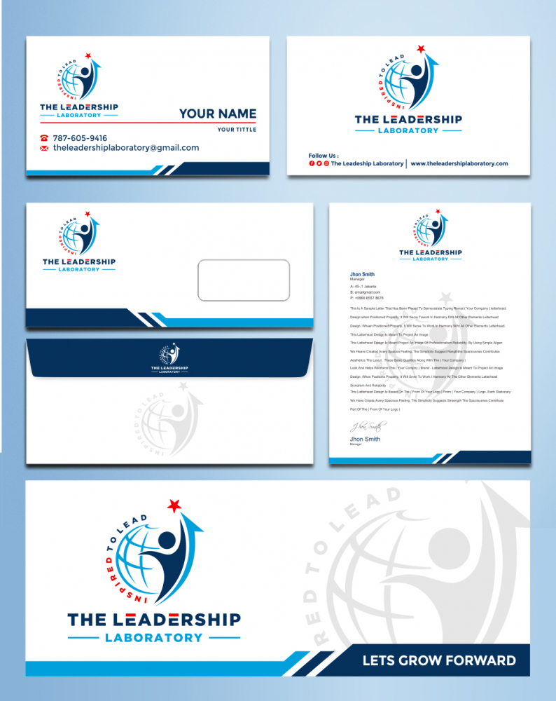 The Leadership Laboratory (Inspired to Lead) logo design by zizze23