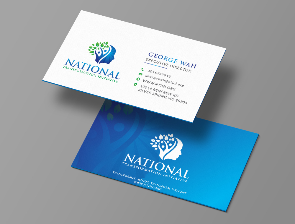 NATIONAL TRANSFORMATION INITIATIVE  logo design by Niqnish