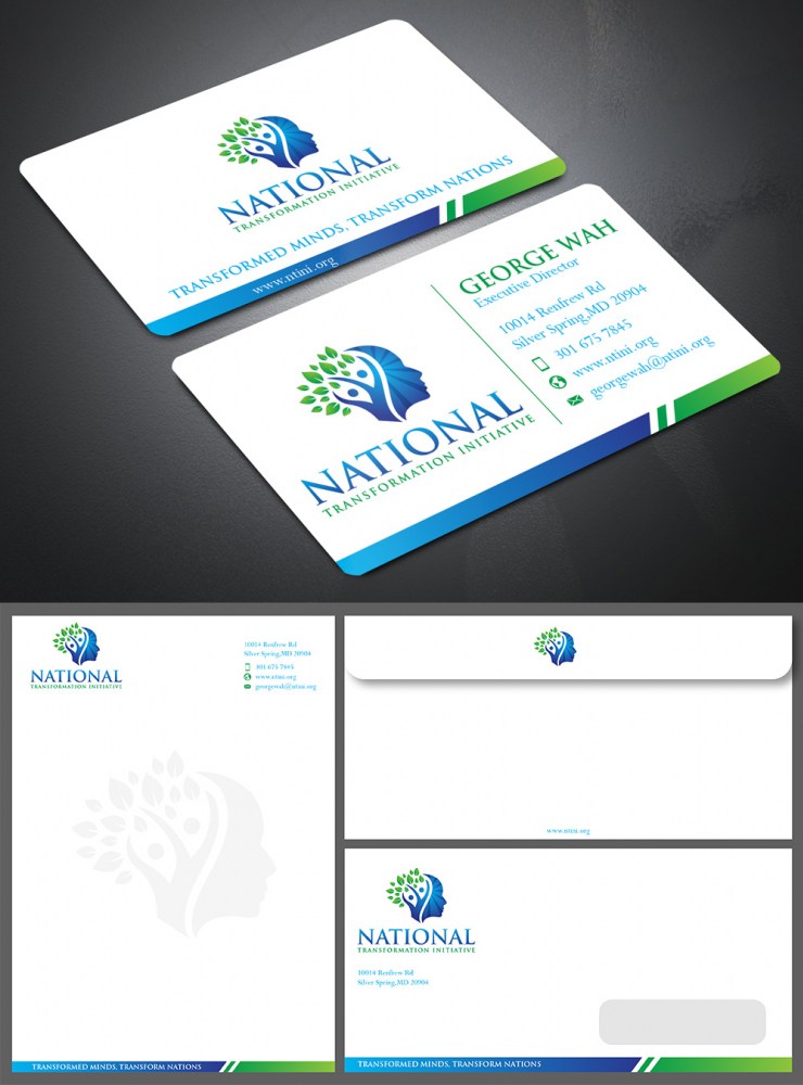 NATIONAL TRANSFORMATION INITIATIVE  logo design by Gelotine