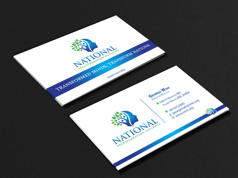 NATIONAL TRANSFORMATION INITIATIVE  logo design by Sofia Shakir