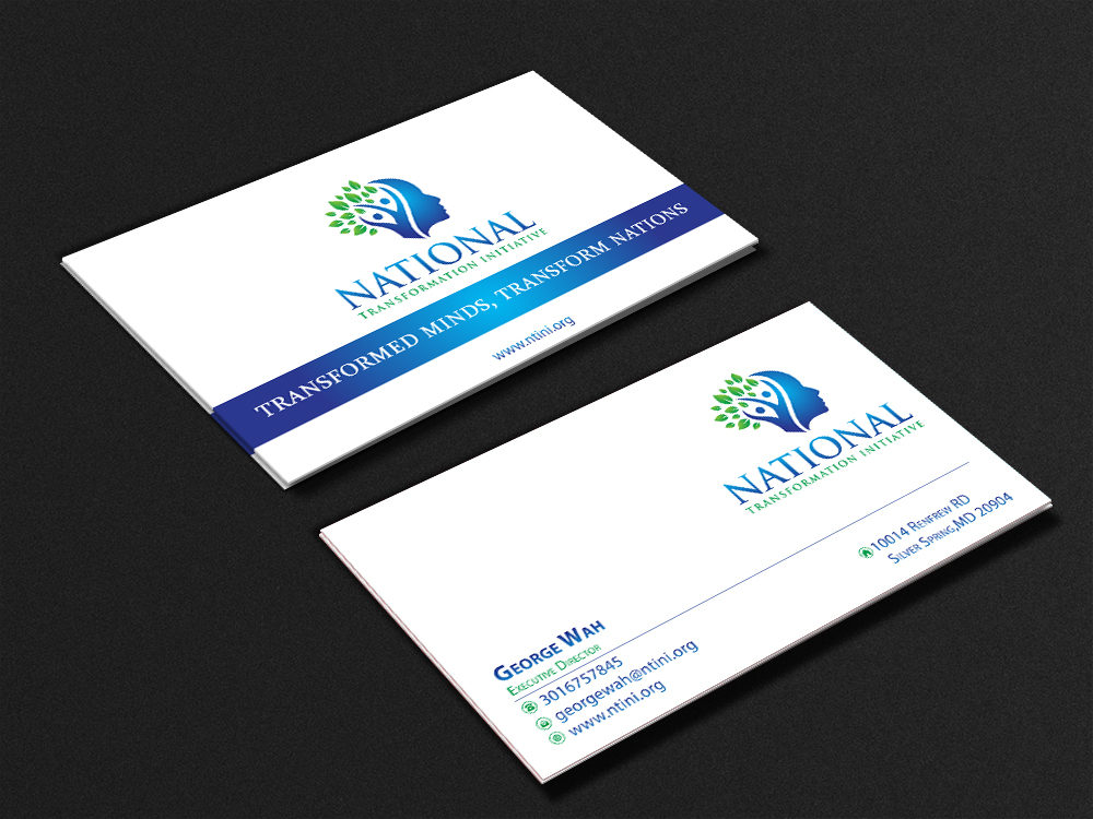 NATIONAL TRANSFORMATION INITIATIVE  logo design by Sofia Shakir