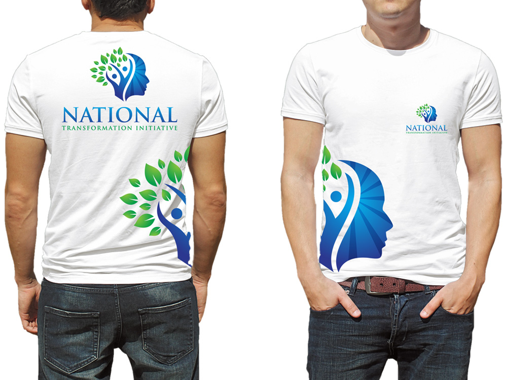 NATIONAL TRANSFORMATION INITIATIVE  logo design by Gelotine