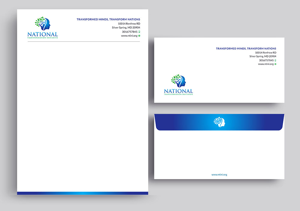 NATIONAL TRANSFORMATION INITIATIVE  logo design by fritsB