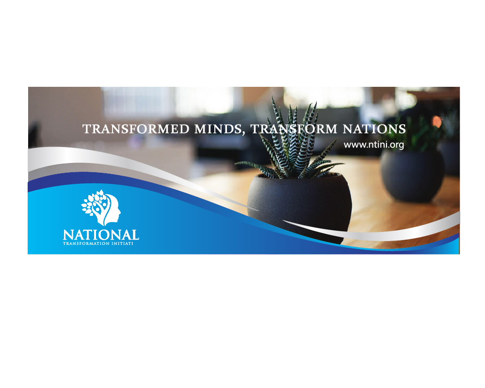 NATIONAL TRANSFORMATION INITIATIVE  logo design by Sofia Shakir