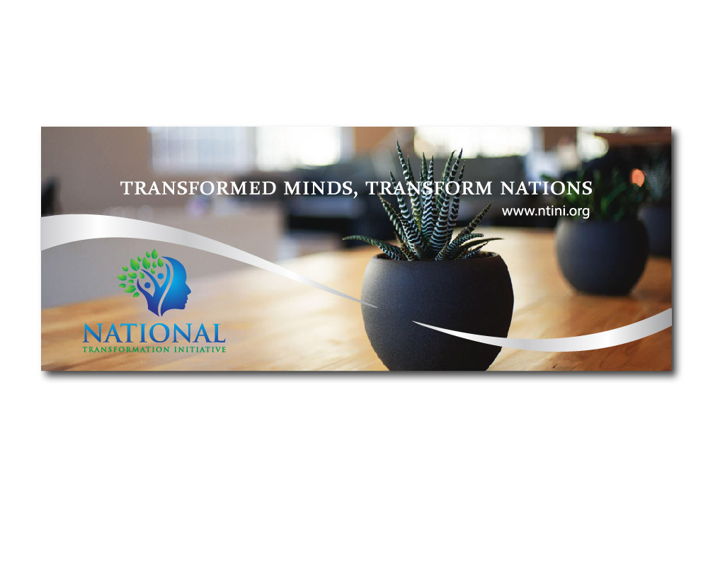 NATIONAL TRANSFORMATION INITIATIVE  logo design by Sofia Shakir