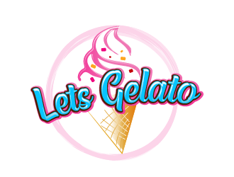 Lets Gelato logo design by axel182