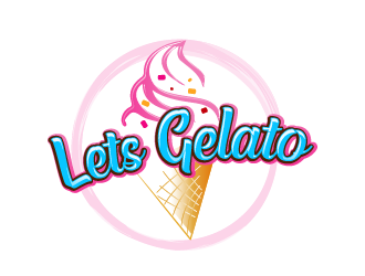 Lets Gelato logo design by axel182