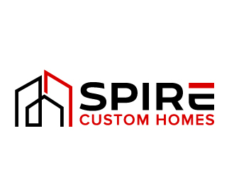 Spire Custom Homes logo design by jaize