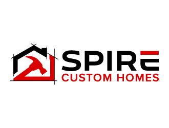 Spire Custom Homes logo design by jaize