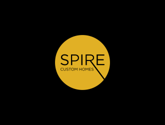 Spire Custom Homes logo design by luckyprasetyo