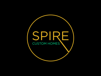 Spire Custom Homes logo design by luckyprasetyo