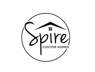 Spire Custom Homes logo design by kopipanas