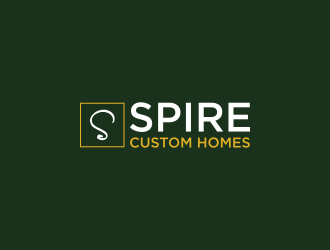 Spire Custom Homes logo design by luckyprasetyo