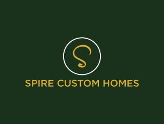 Spire Custom Homes logo design by luckyprasetyo