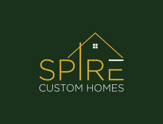 Spire Custom Homes logo design by luckyprasetyo