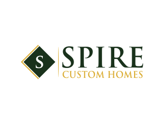 Spire Custom Homes logo design by luckyprasetyo