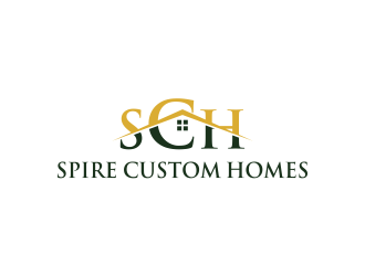 Spire Custom Homes logo design by luckyprasetyo