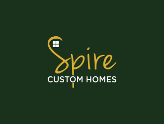 Spire Custom Homes logo design by luckyprasetyo