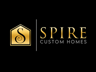 Spire Custom Homes logo design by kunejo