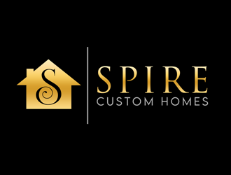 Spire Custom Homes logo design by kunejo