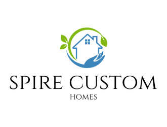 Spire Custom Homes logo design by jetzu