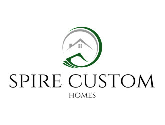 Spire Custom Homes logo design by jetzu