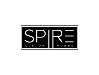 Spire Custom Homes logo design by bernard ferrer