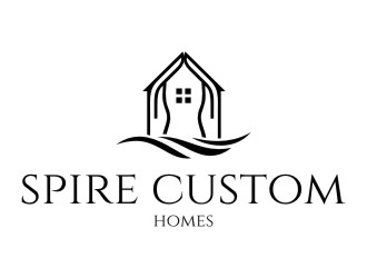 Spire Custom Homes logo design by jetzu