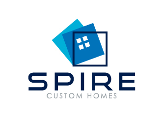 Spire Custom Homes logo design by Marianne