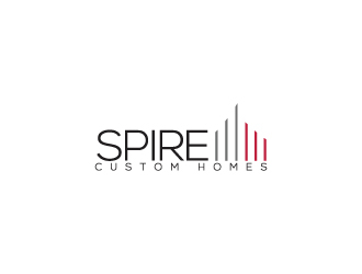 Spire Custom Homes logo design by yondi