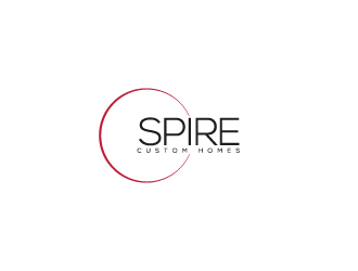 Spire Custom Homes logo design by yondi