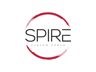 Spire Custom Homes logo design by yondi