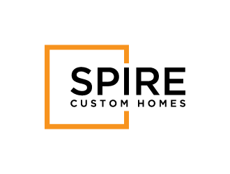 Spire Custom Homes logo design by denfransko