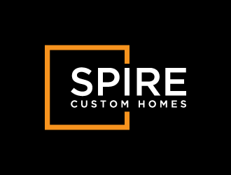 Spire Custom Homes logo design by denfransko